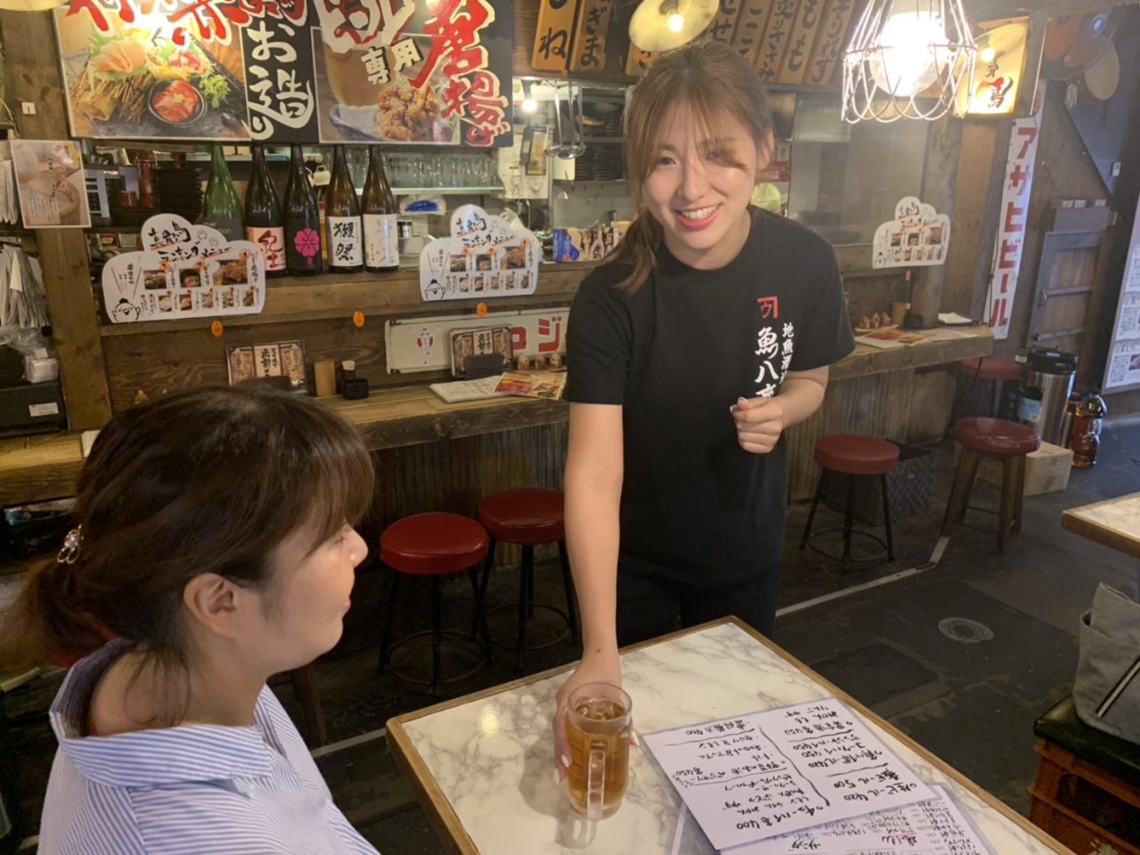 お客さまはもちろん、スタッフとのコミュニケーションも大切に!