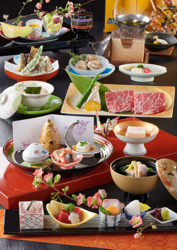 旬の食材をつかった懐石料理を基礎から、お客様に提供します