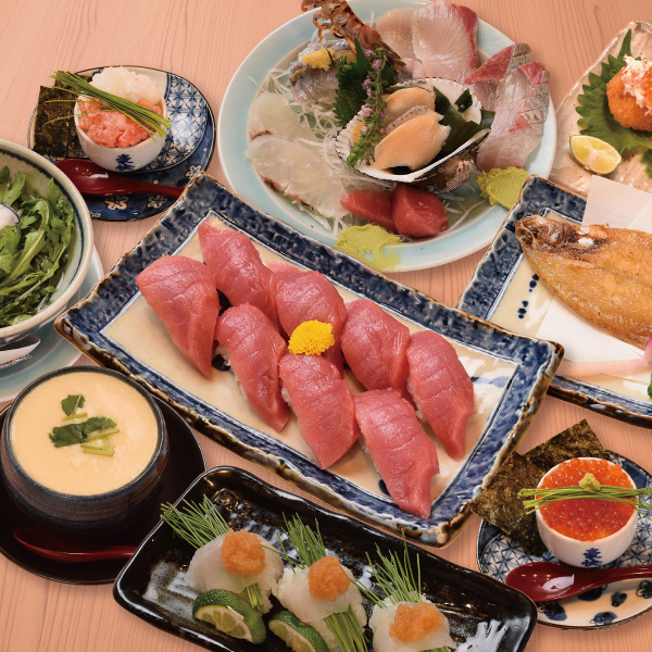 一番のウリは、魚屋仕入れの鮮度の良さ!旬のネタを安心価格でご提供しています。