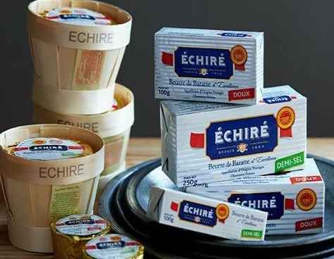 フランスのエシレ村で作られる発酵バター「エシレバター」。伝統の製法を守り、ていねいに作られています。
