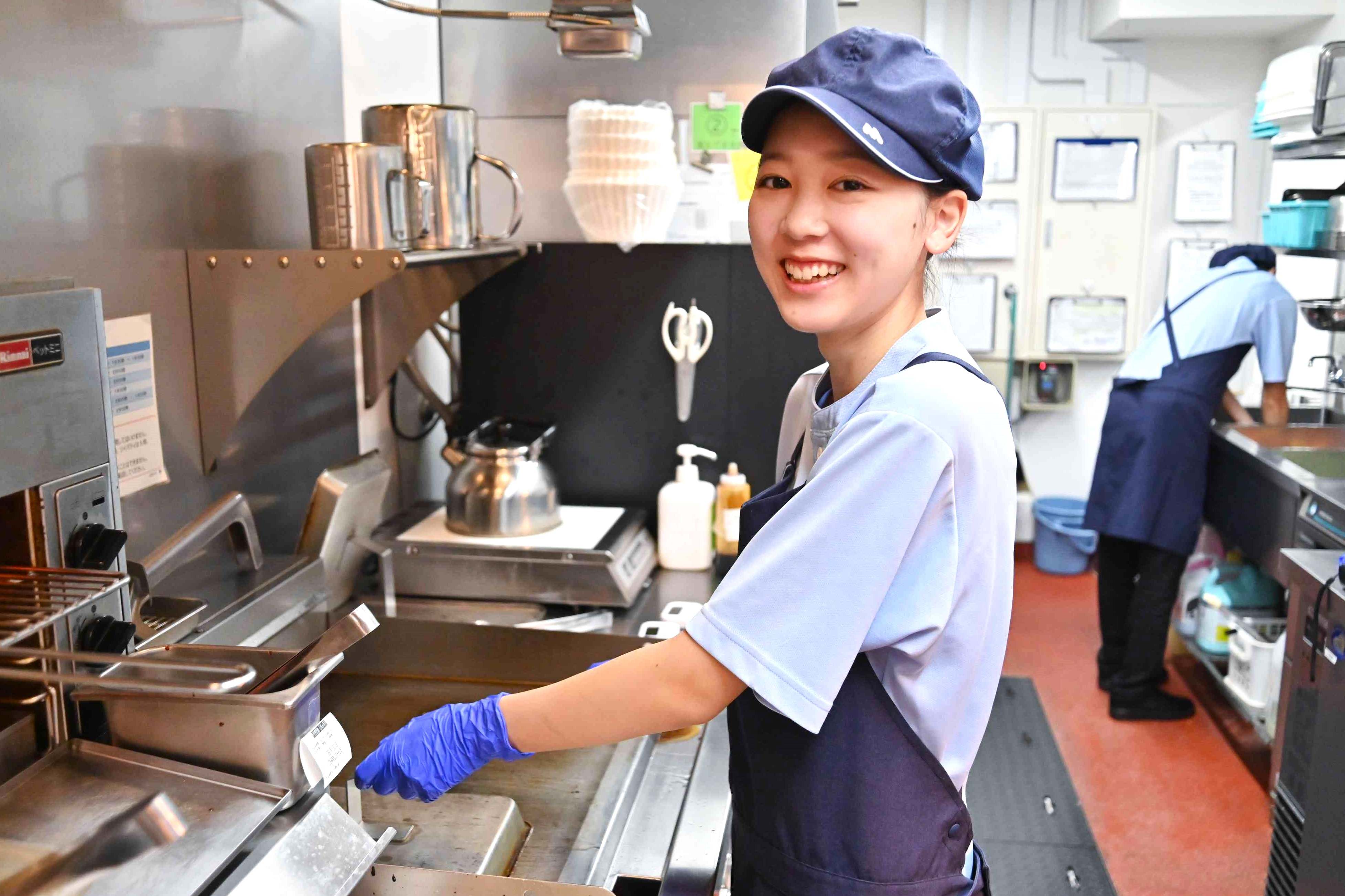 きれいな環境を保つようにしている店内だから、気持ちよく、そして楽しく働けます！