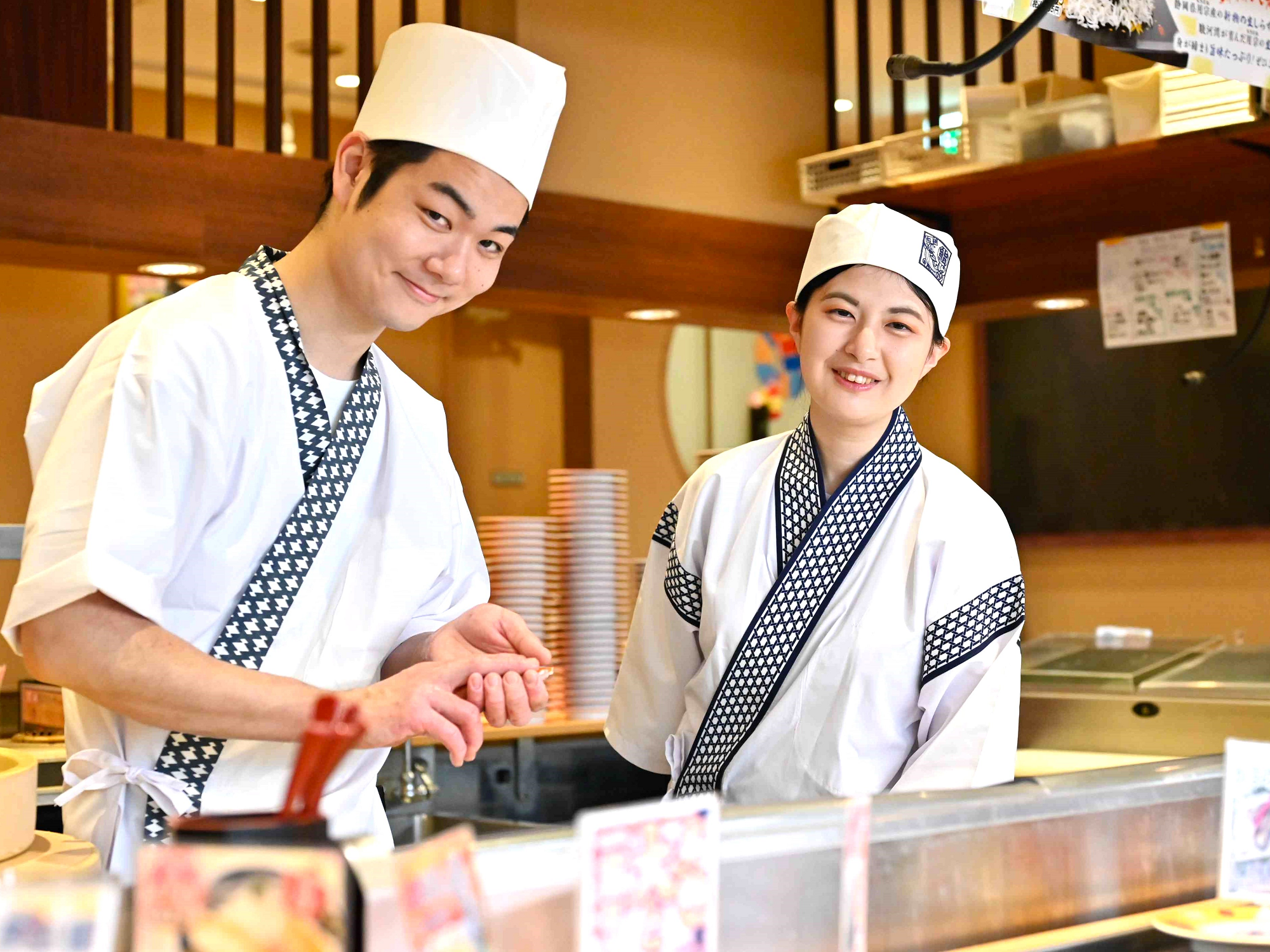 横浜市・川崎市で回転寿司9店舗、宅配寿司3店舗、持ち帰り寿司1店舗、海鮮どんぶり専門店を1店舗展開