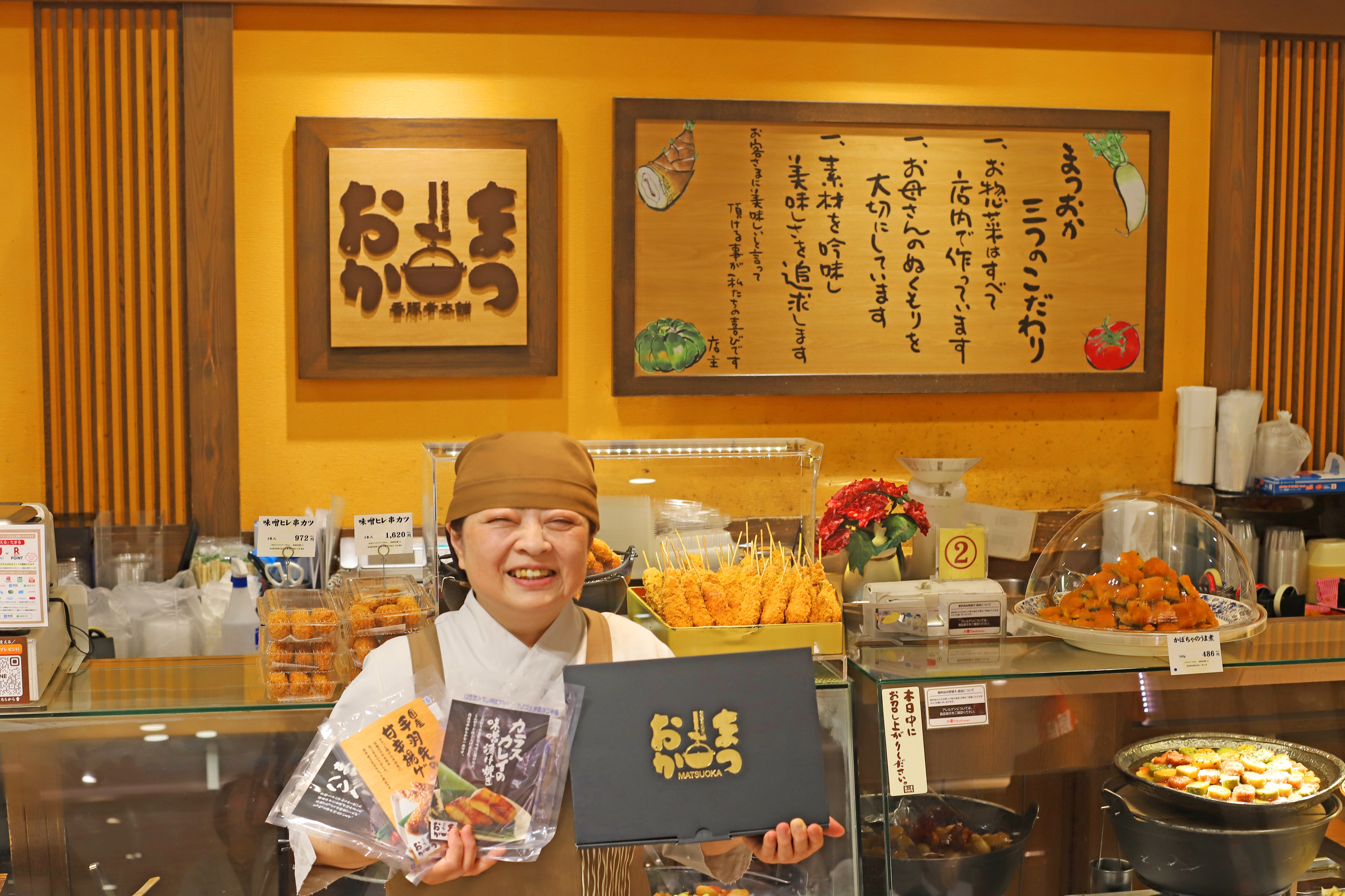 売場づくりもメニュー構成も自分次第。経験が活きる自由な現場。