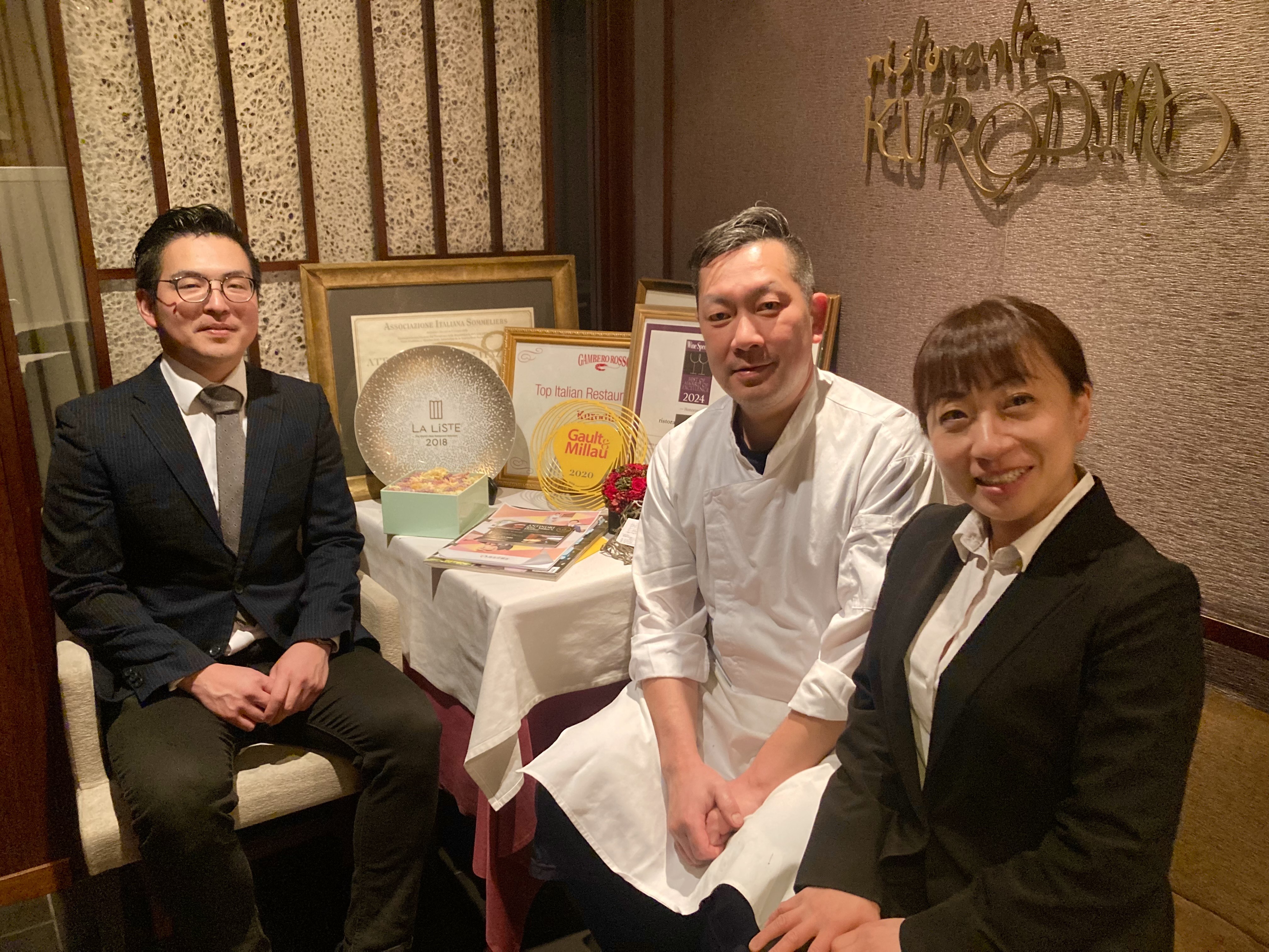 政界の方々や企業の役員の接待などに利用されるイタリアンの名店として愛されています。