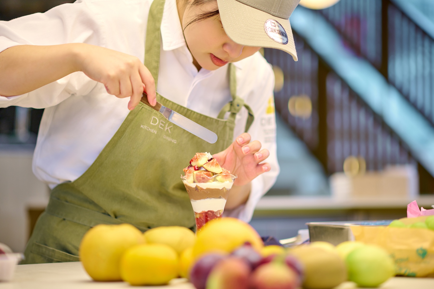 旬のフルーツを使ったデザート