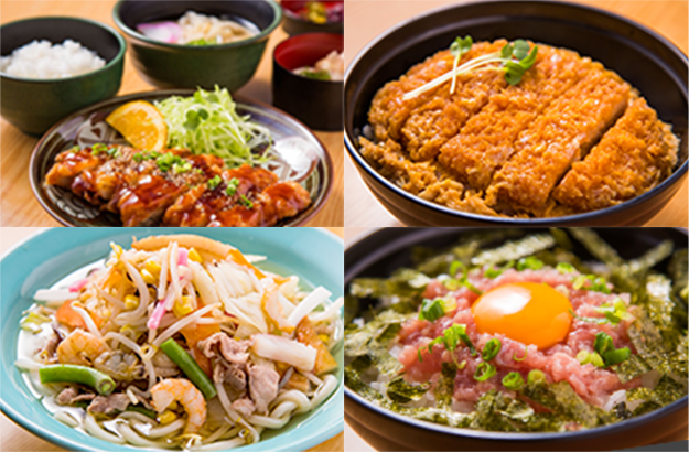 うどんだけじゃない!豊富なメニューを取り揃えています◎