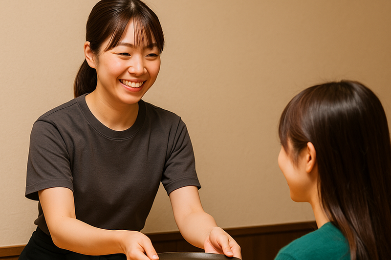 \厚切り牛たんを炭火で焼き上げるライブ感!/目の前で“おいしい”を届ける仕事です