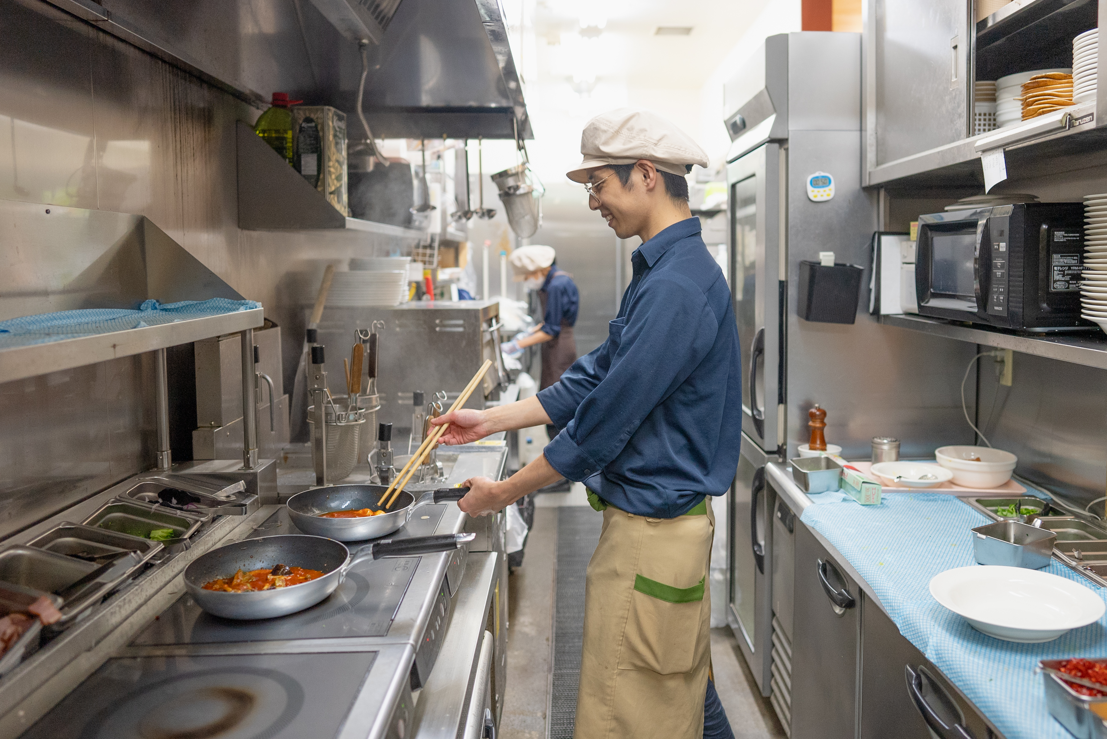 季節ごとの限定パスタやフェアも多数。メニュー提案や売り場づくりも楽しめます。