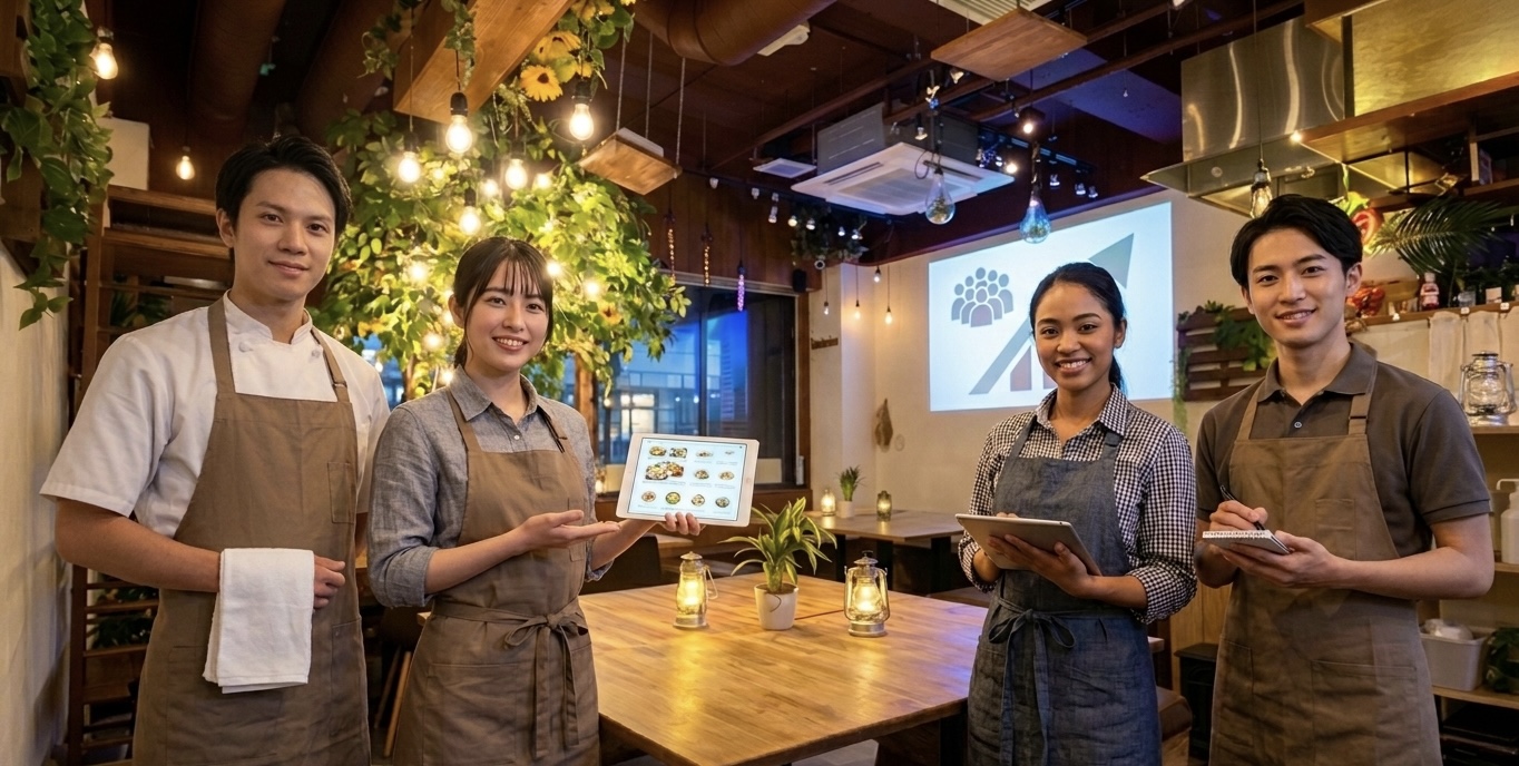 未経験歓迎!チームで協力しながら店舗運営を学べます。